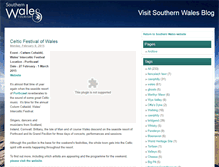 Tablet Screenshot of blog.southernwales.com
